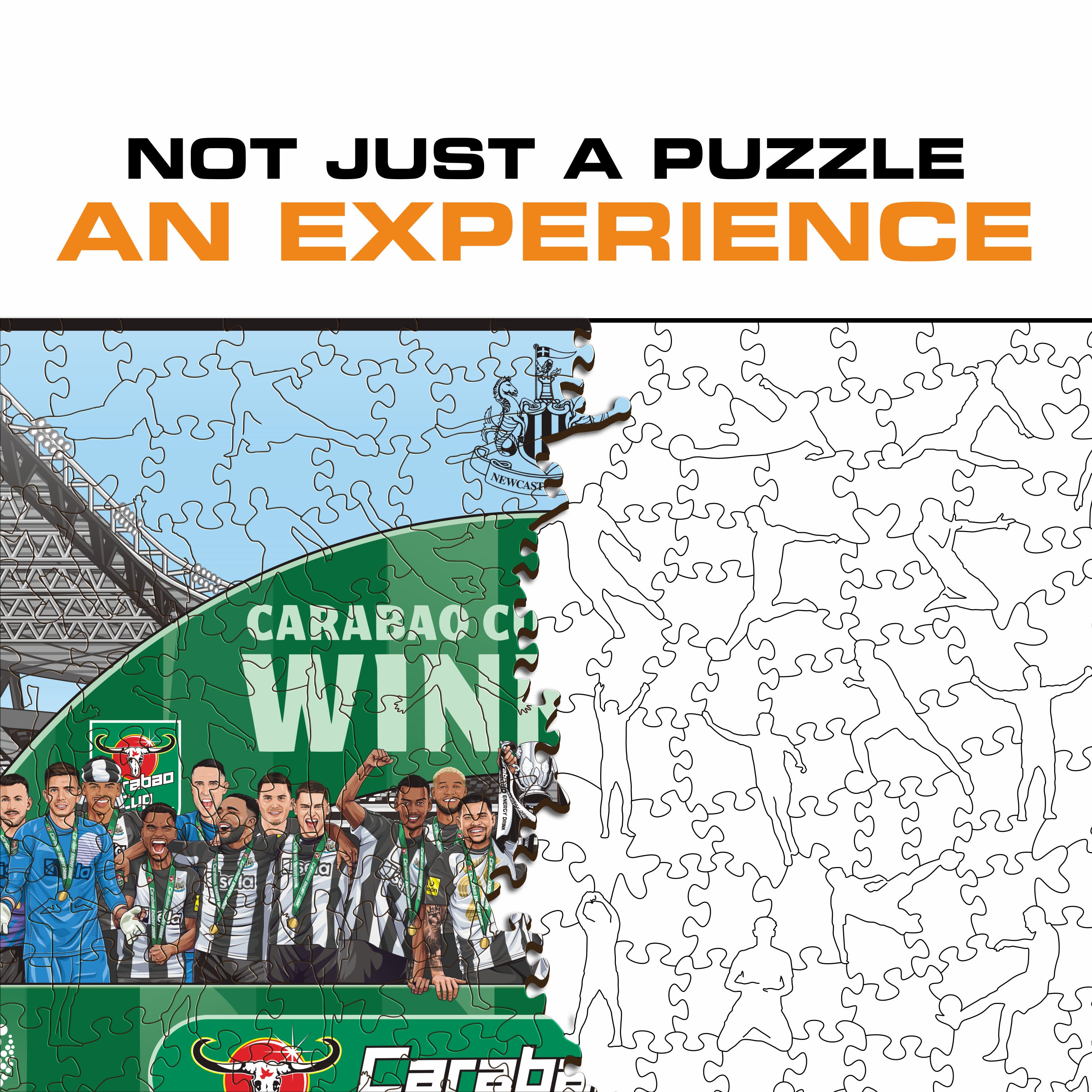 Newcastle United FC® Carabao Cup Champions 24/25 - Wooden Puzzle