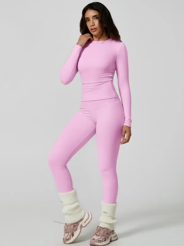 Women's Patchwork Yoga Sets, High Elastic Slim-Fit