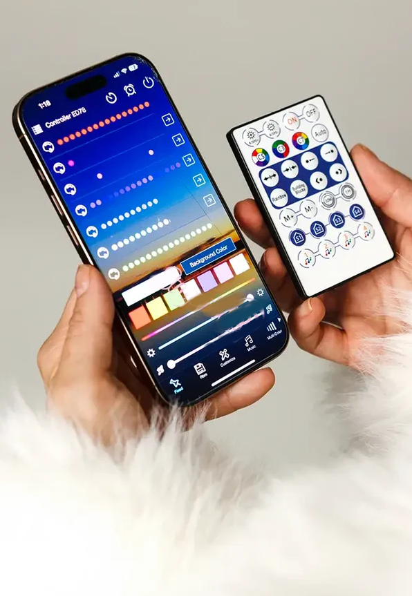 Snow Angel Glow: The Weighted Coat That Lights Up the Night