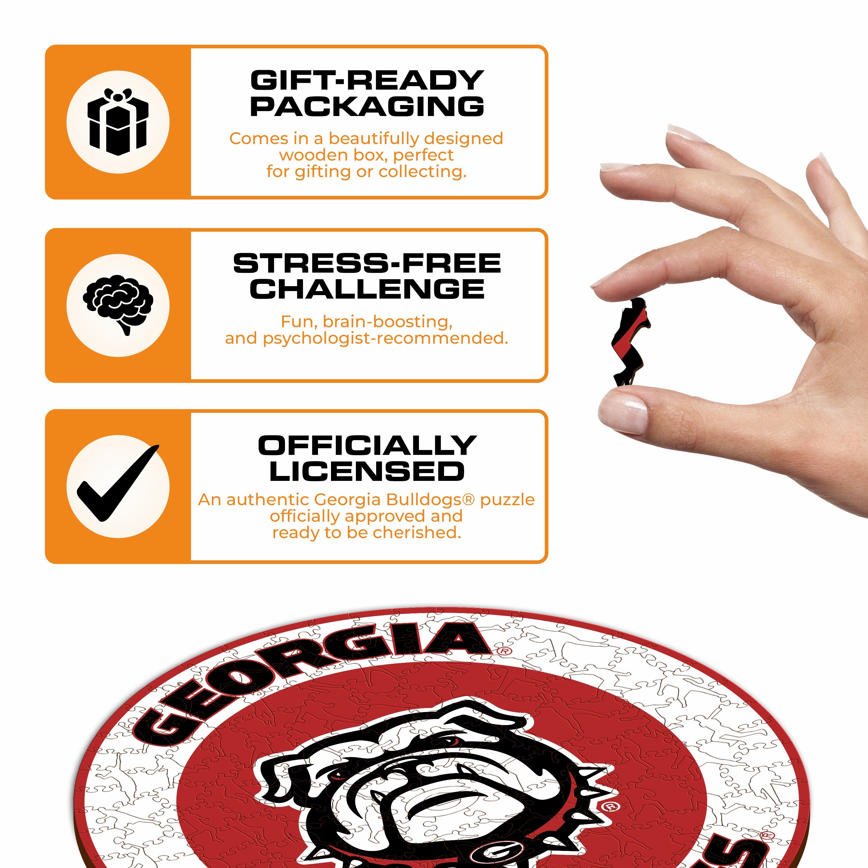 University of Georgia - Wooden Puzzle