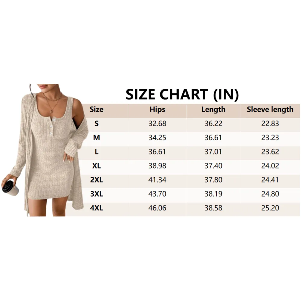 Women's Casual Striped Two-piece Dress Set