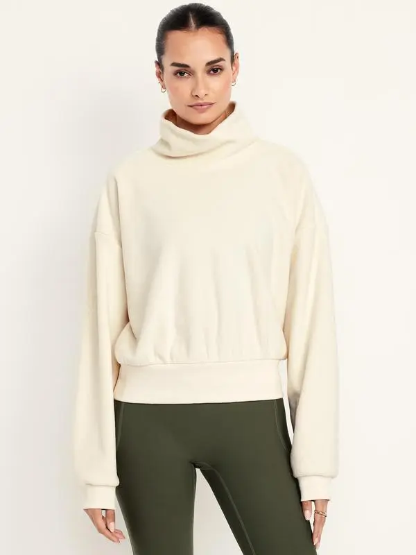 Women's Oversized Performance Microfleece Sweatshirt
