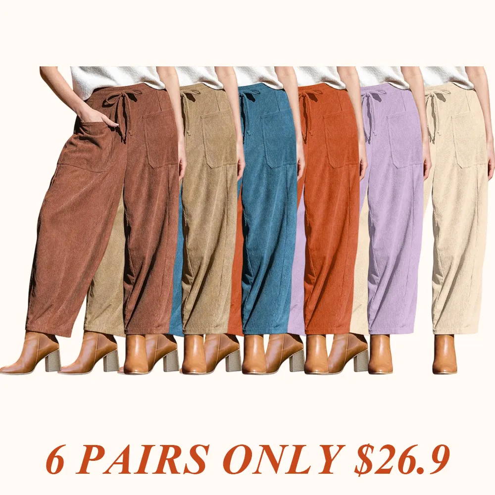 Women’s Corduroy Wide Leg Pants