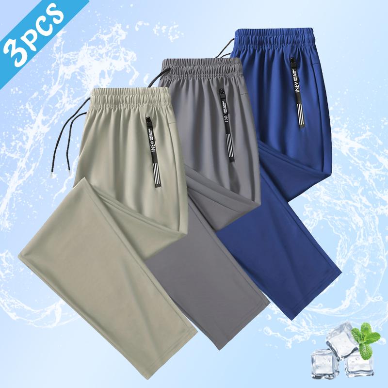 Men’s 3-Pack Casual Drawstring Pants — Everyday Comfort