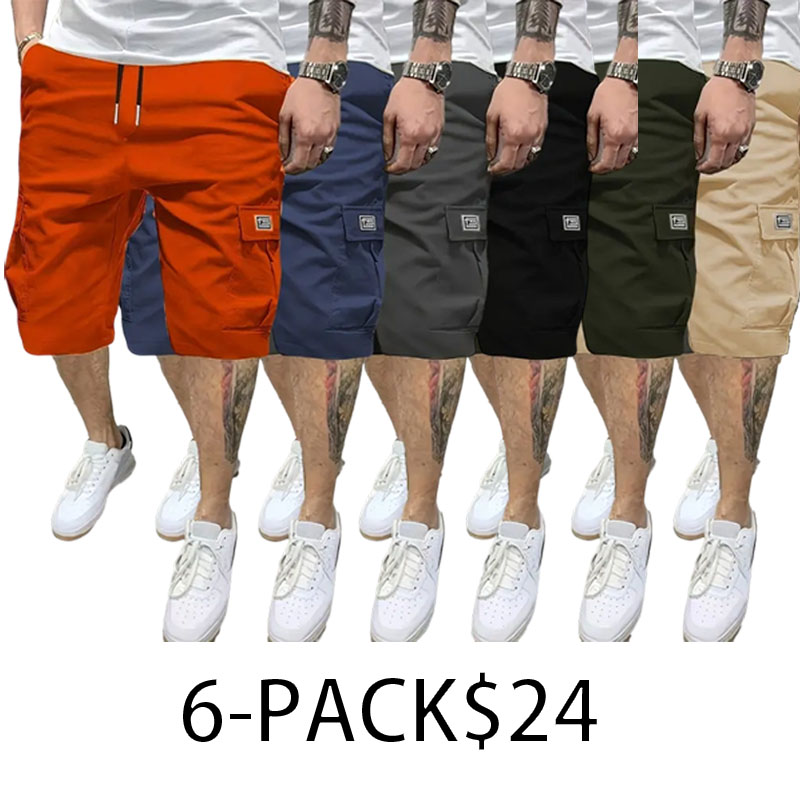 Men's Lightweight 4-Pocket Workwear Shorts – Summer Utility Fit