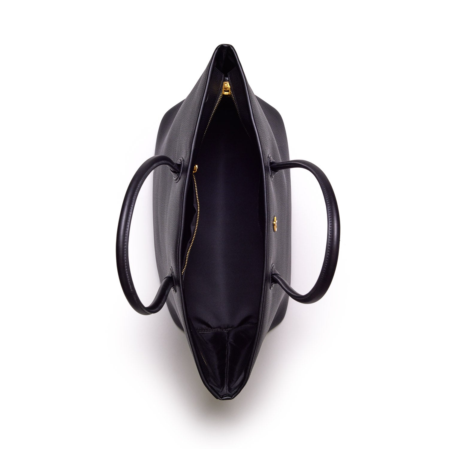 PEBBLE TOTE BAG - BLACK