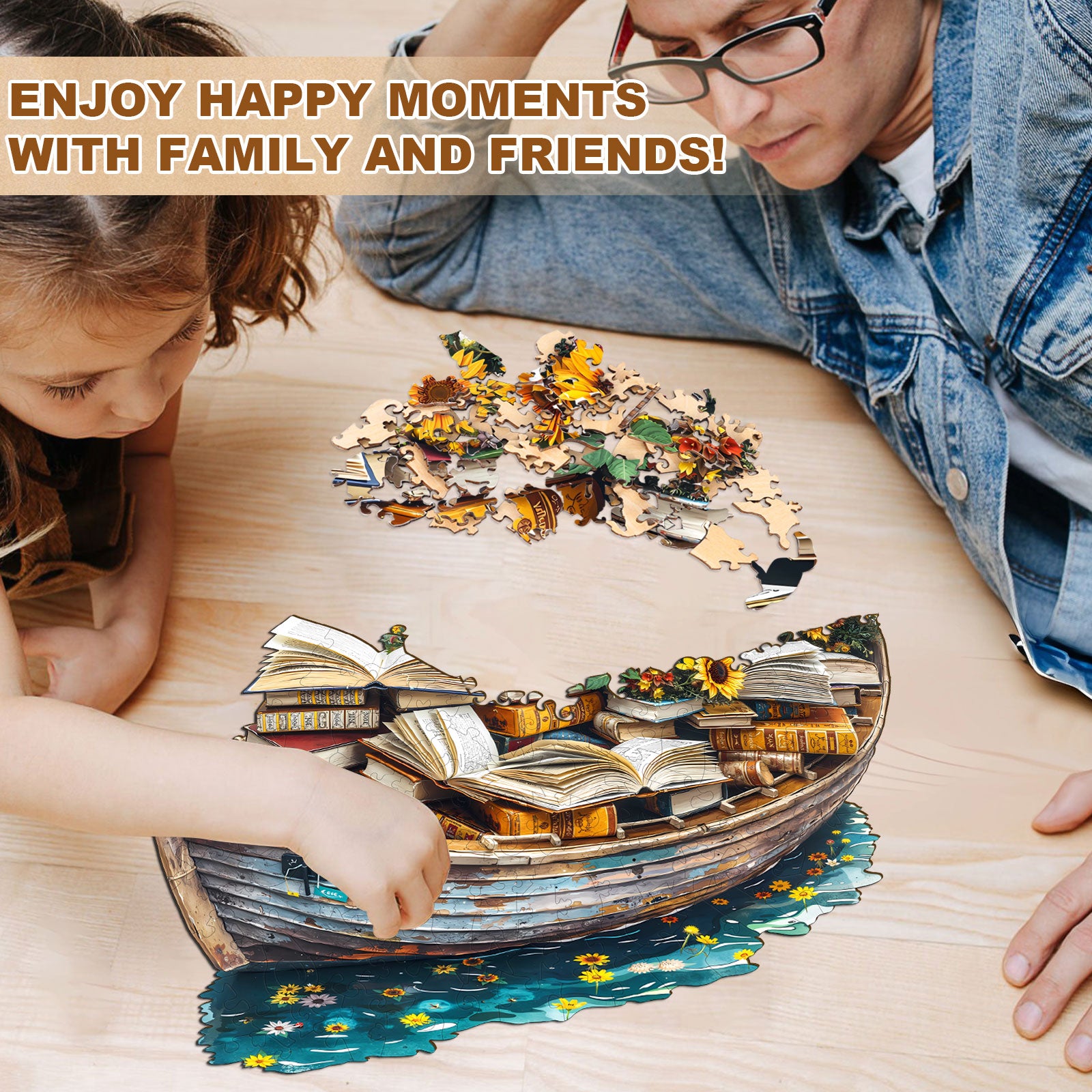 Read quietly Wooden Jigsaw Puzzle