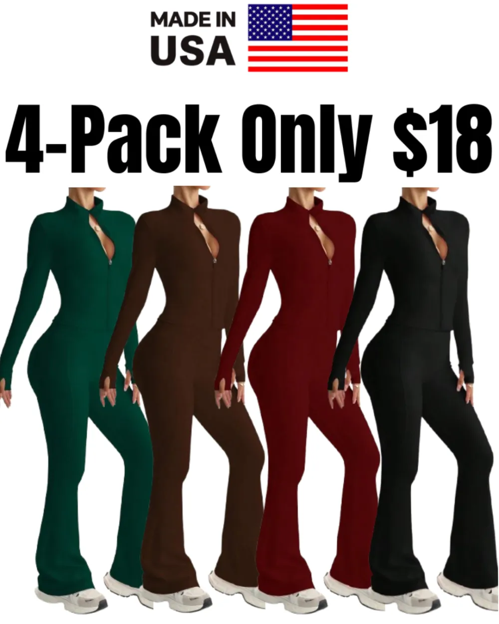 Women's Street Style 2-Piece Bodycon Activewear Set