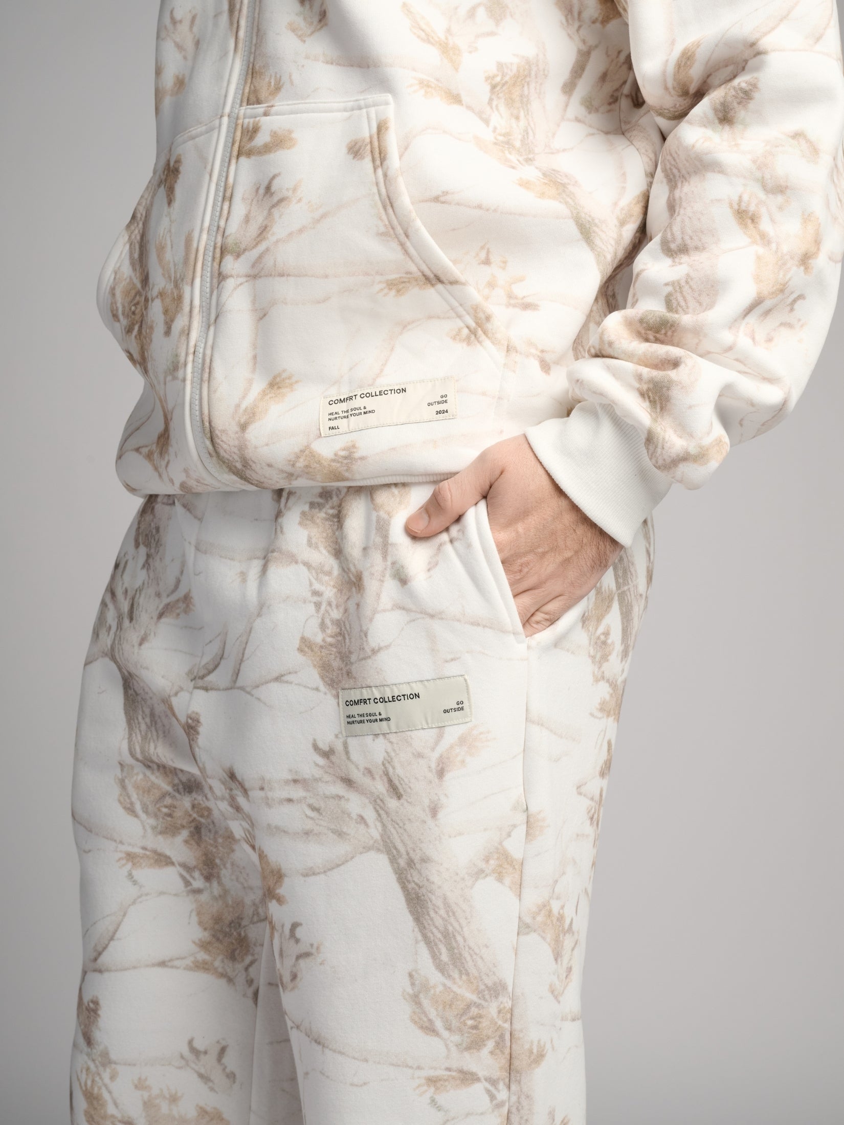 Camo Straight Leg Sweatpants