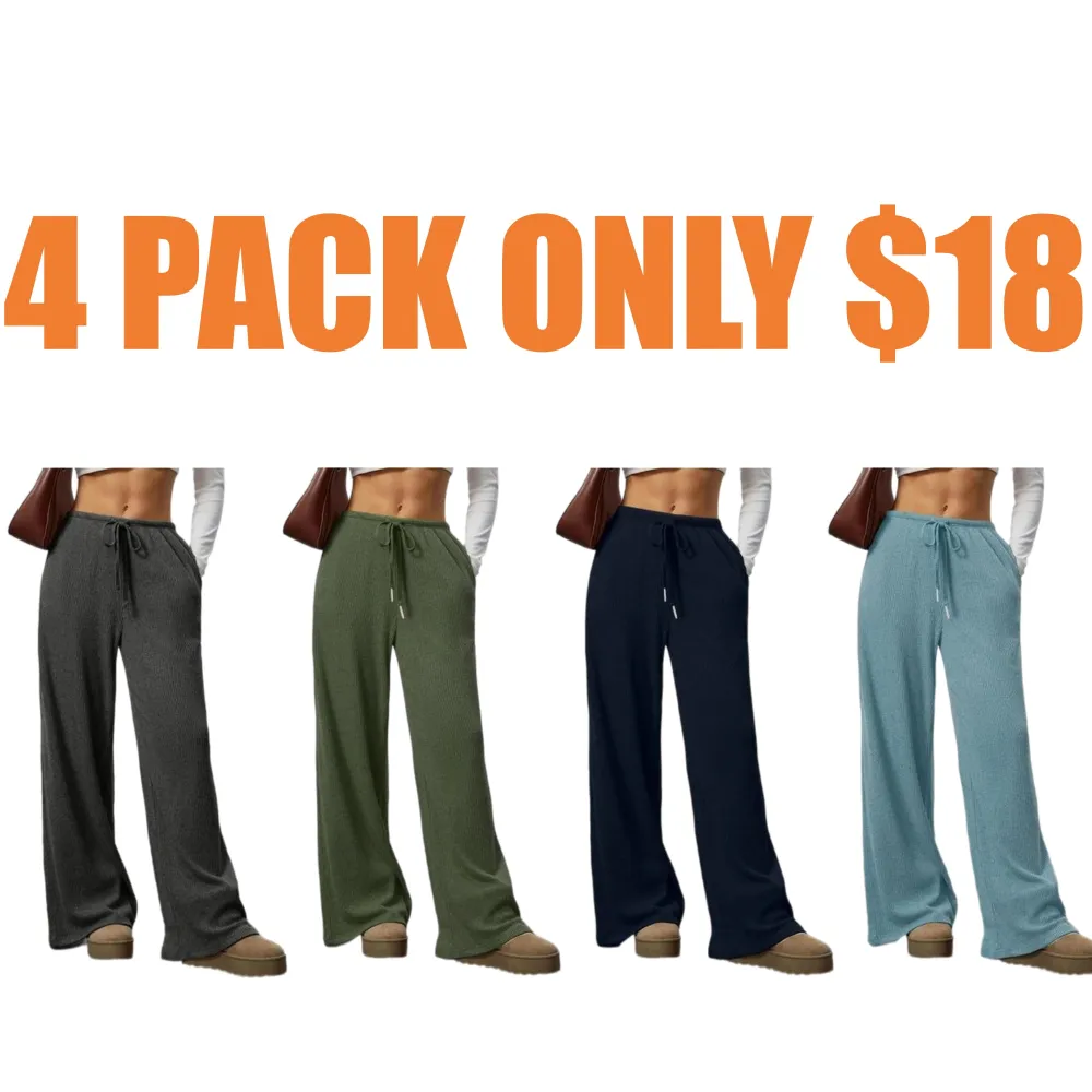 Comfortable Wide Leg Casual Jogging Pants