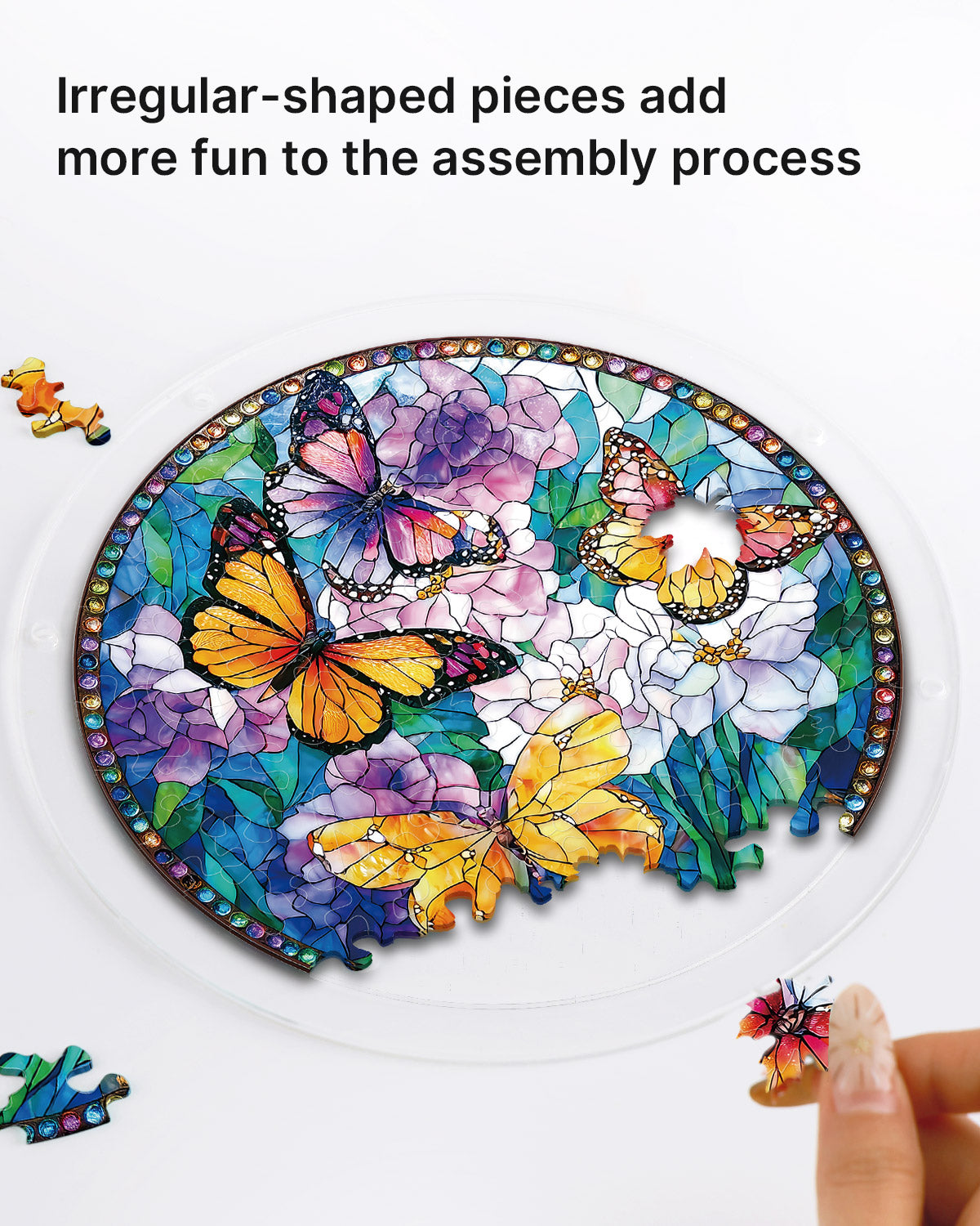 Butterflies in Bloom Light Suncatcher-Acrylic Window Art