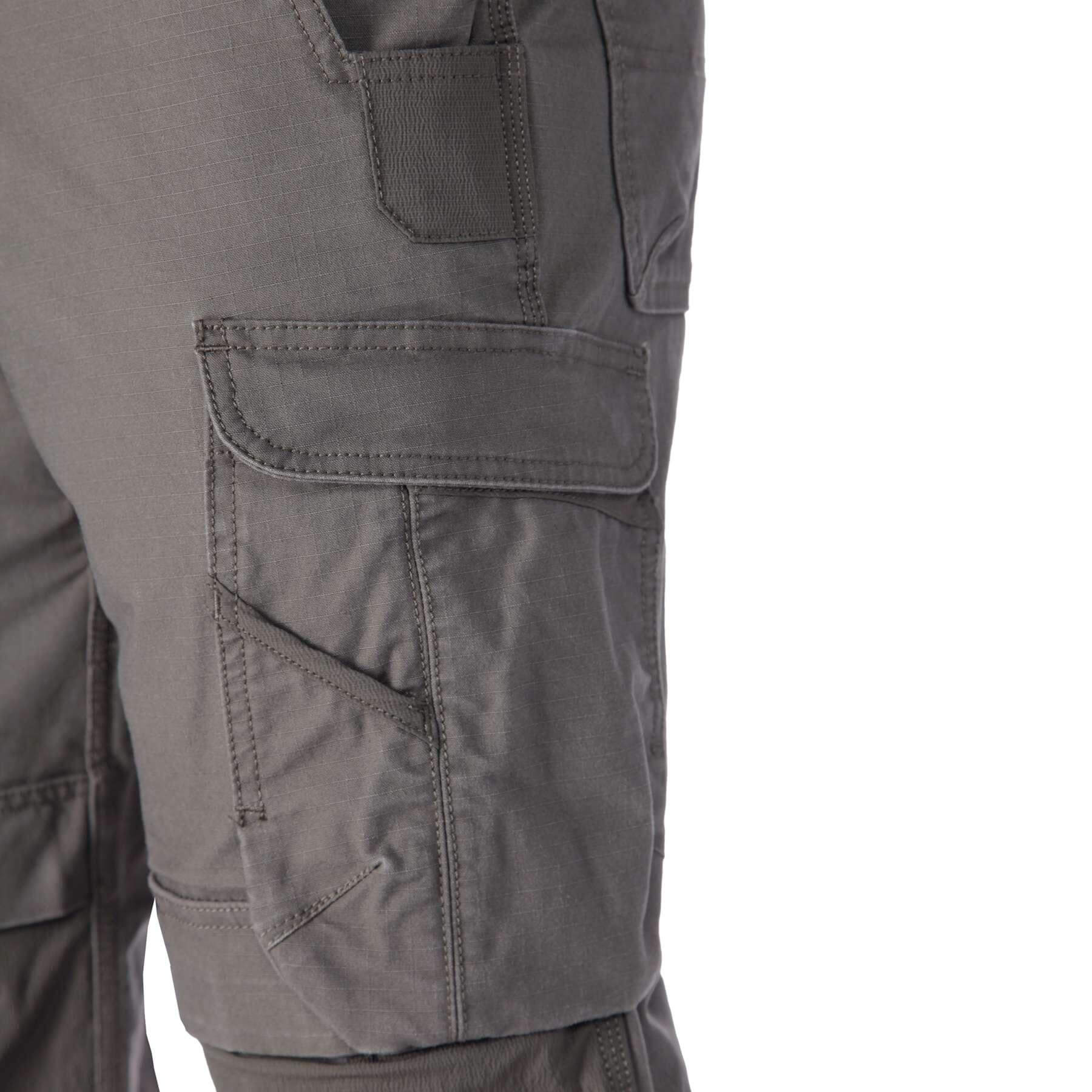 CHT Relaxed Straight Steel Rugged Flex Stretch Ripstop Double-Front Cargo Trousers 105072