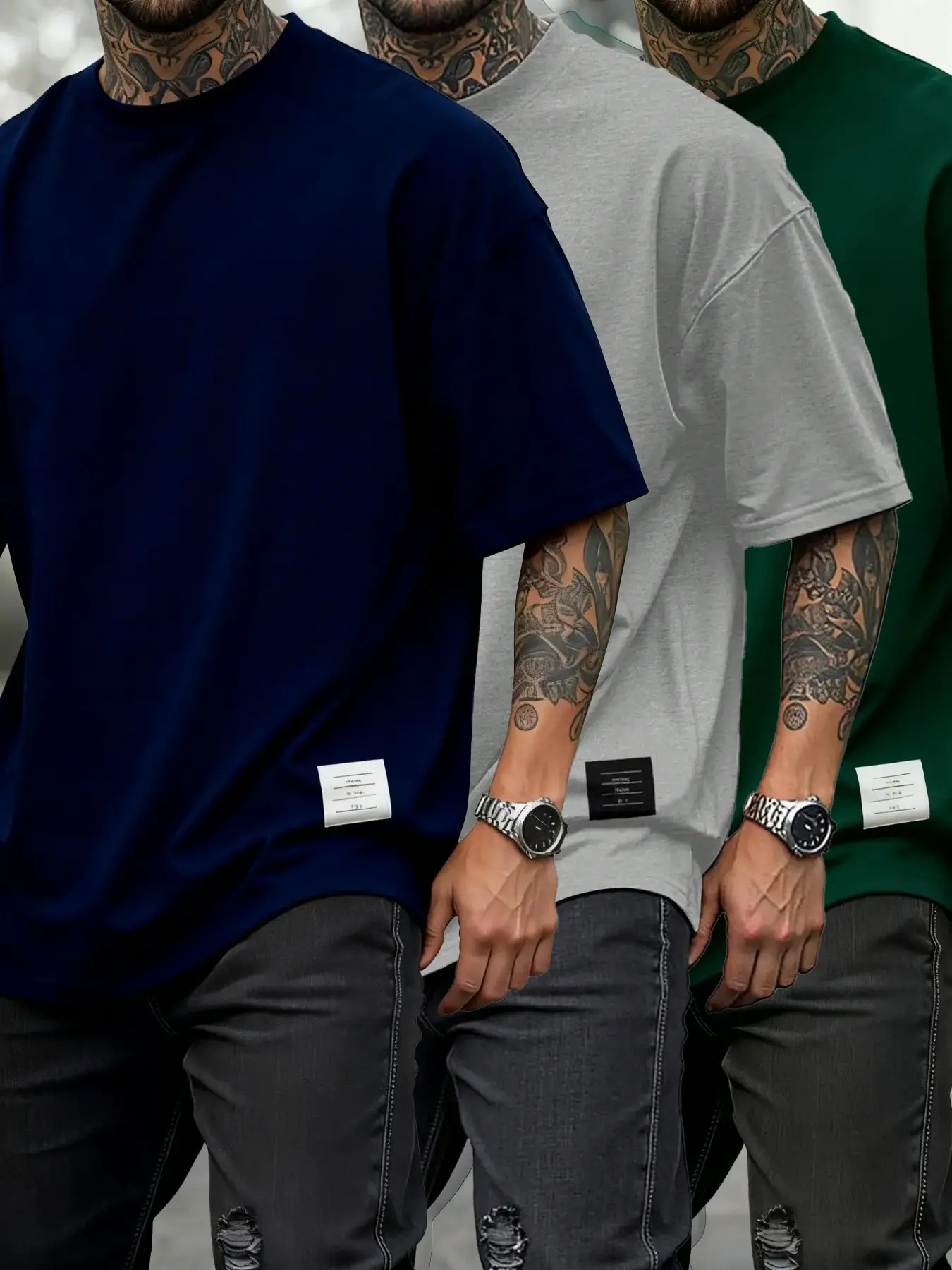 Men’s Ultra-Comfort Daily Essential Oversized Tee