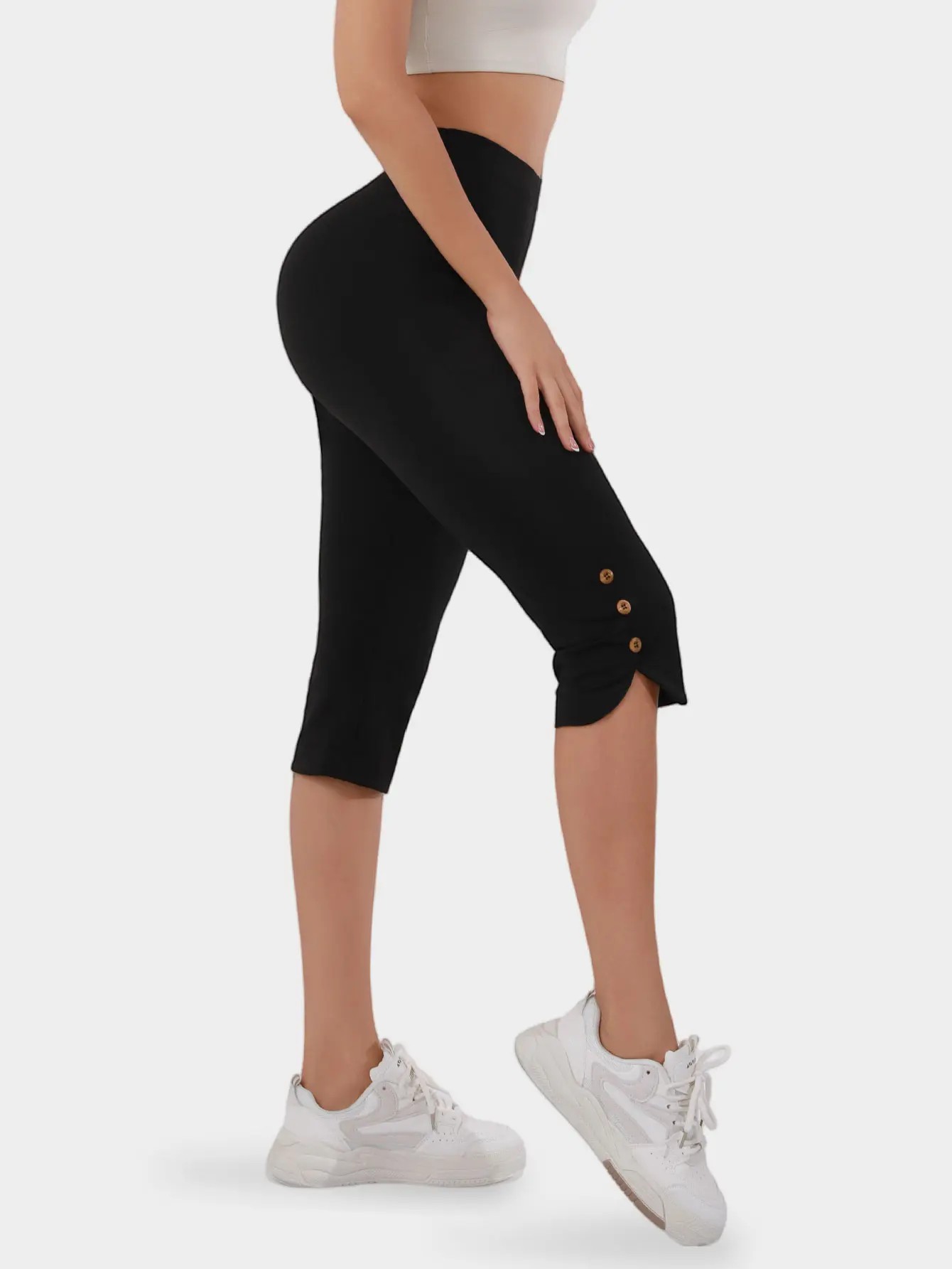 Women’s High-Waisted Slimming Yoga Pants – 7/8 Length Butt-Lifting Leggings
