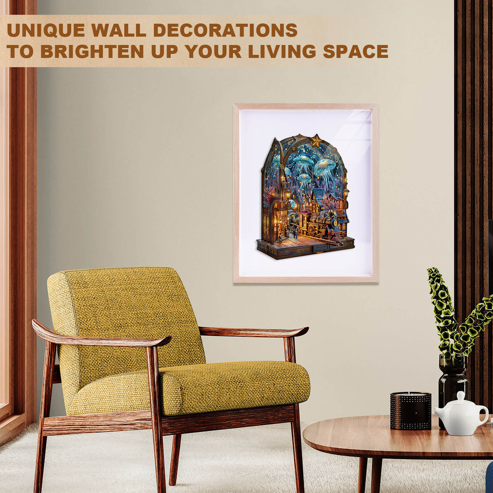 Underwater platform Wooden Jigsaw Puzzle