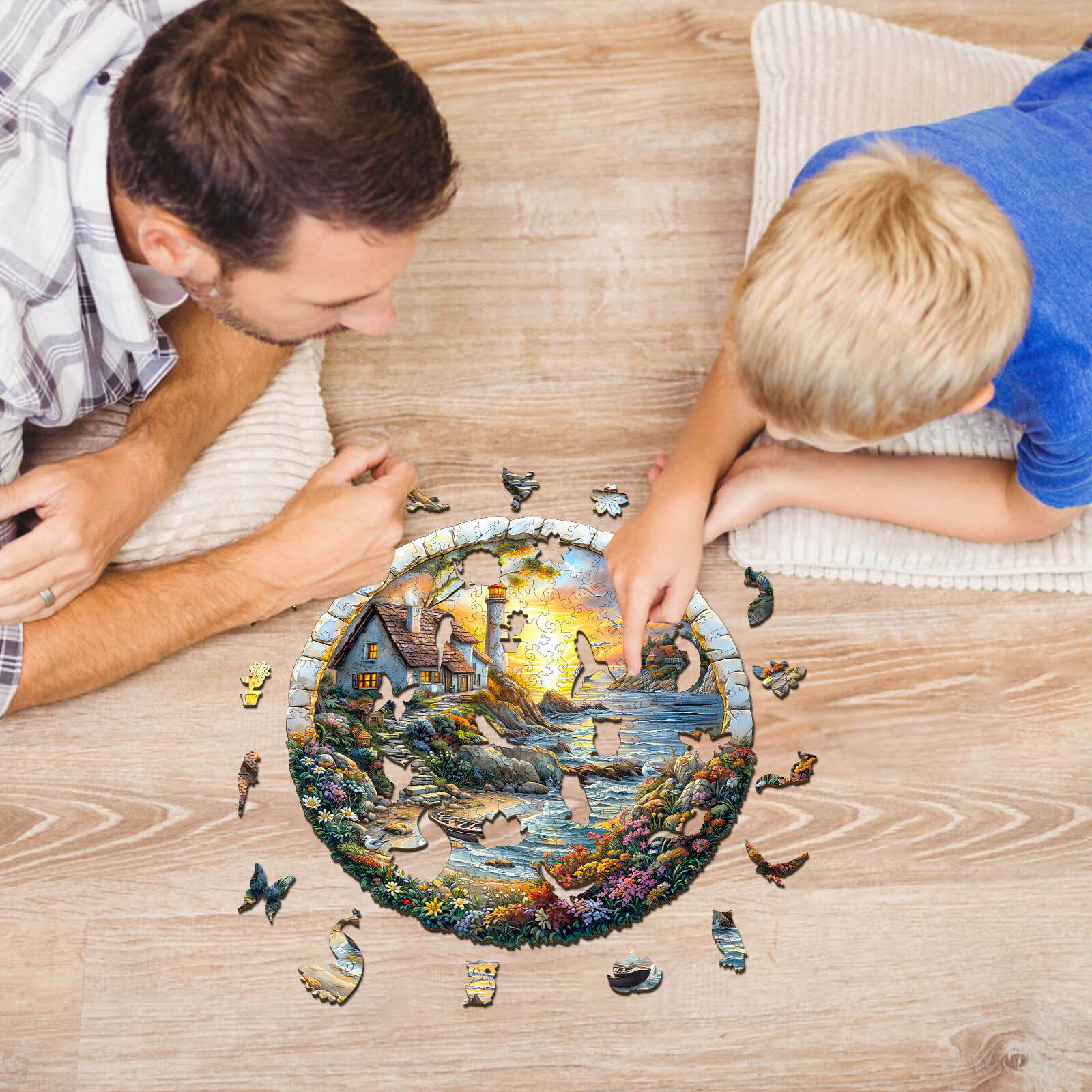 3D Sea island Wooden Jigsaw Puzzle