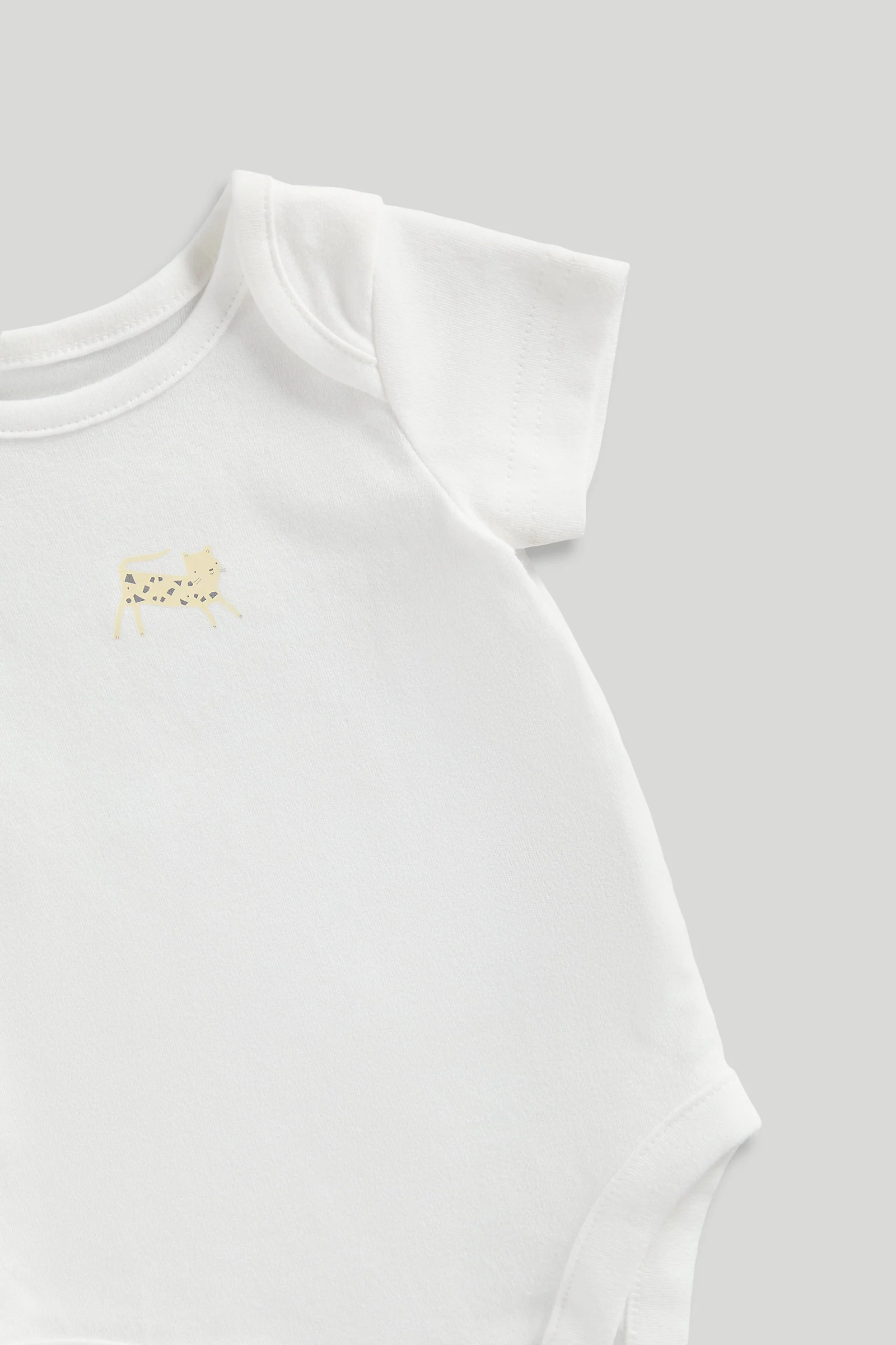 5 Pack Jungle Short-Sleeved Bodysuits