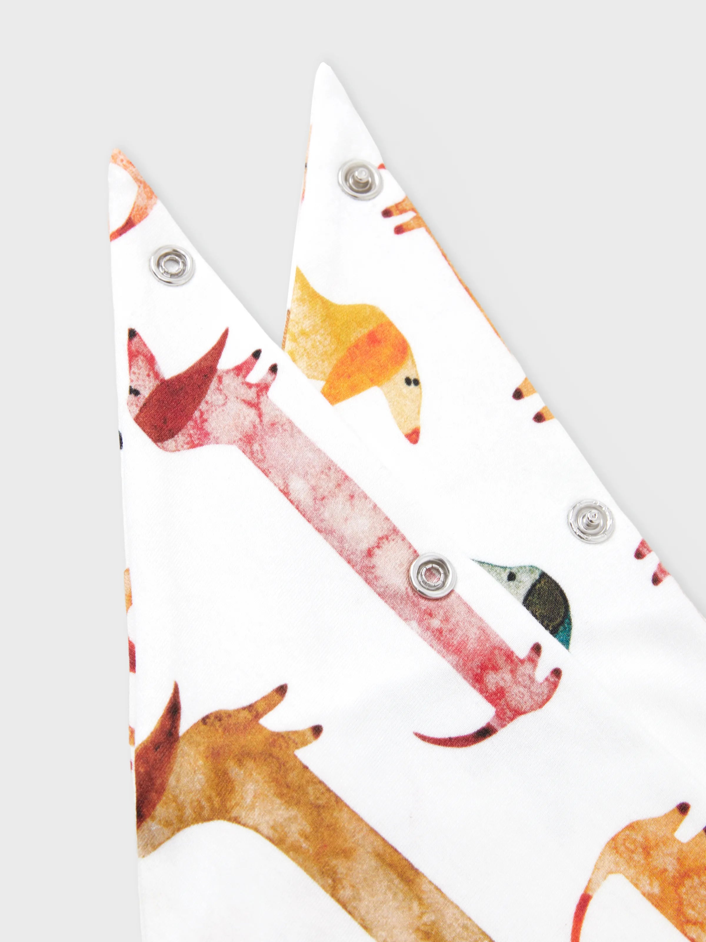 Bamboo Family Pajamas Cute Doggy Patterned Short-sleeve Matching Pajamas Set ( Snug-Fitting for Children ) Multi-color