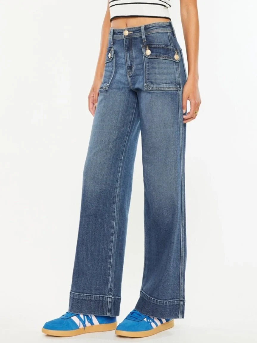 Full Utility Wide Leg Jeans