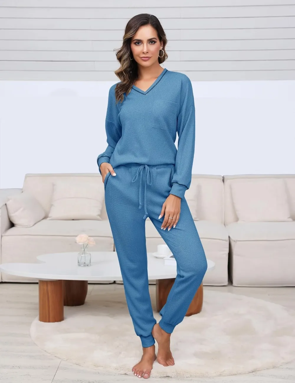 Womens Two Piece Outfits Lounge Sets
