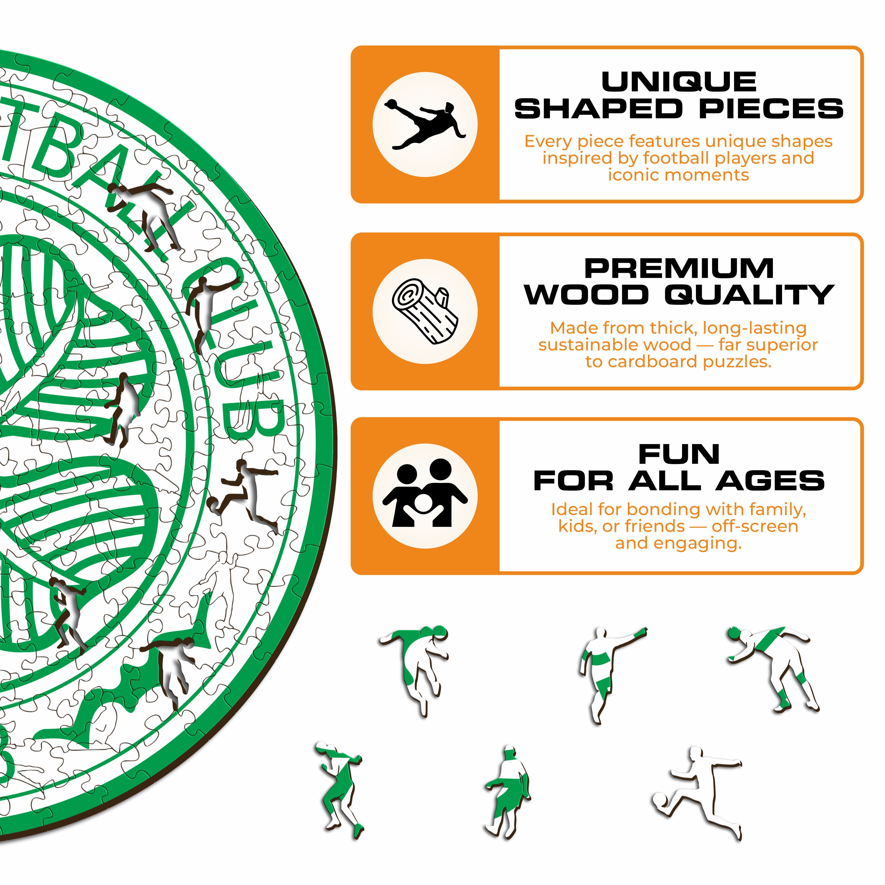 Celtic FC® Logo - Wooden Puzzle