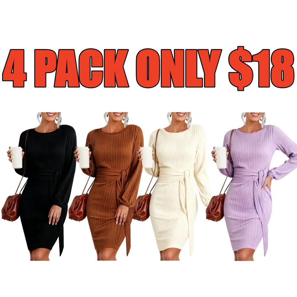 Women's Elegant Knit Dress