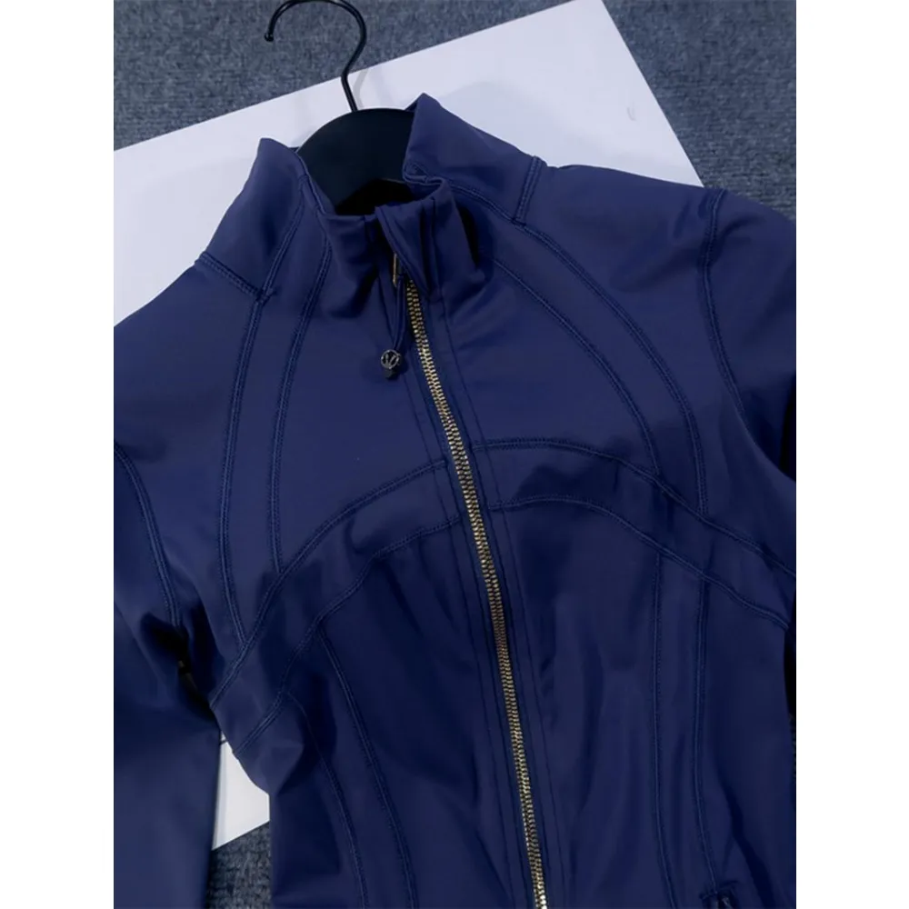 Women's sports stand up collar  yoga jacket