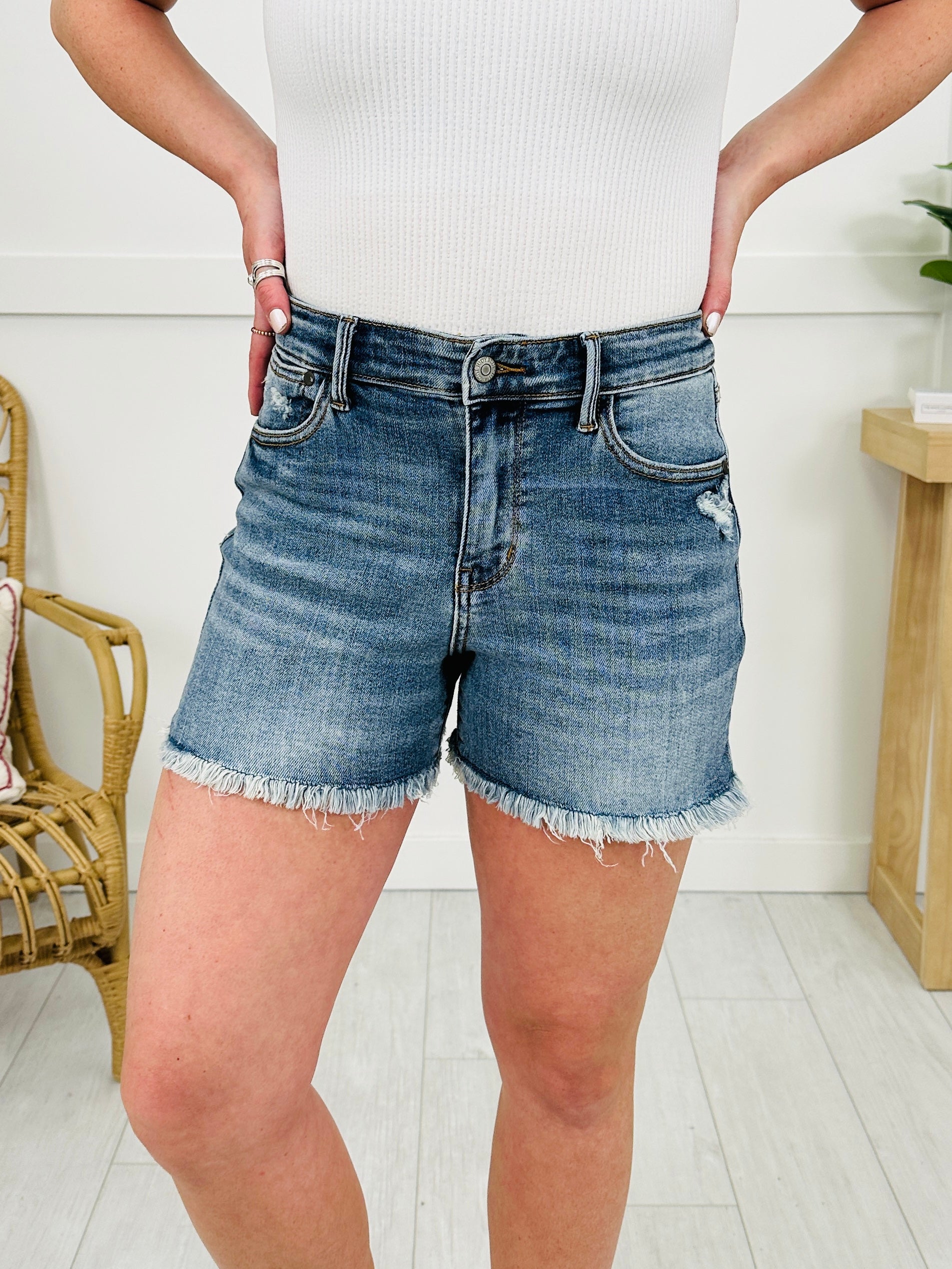Judy Blue Simply Summer Shorts