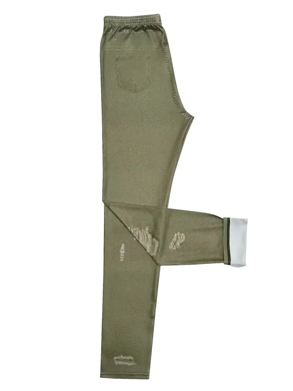 Women's Leggings Denim Fashion Bottoms, Casual Streetwear Pants for Daily Wear & Party