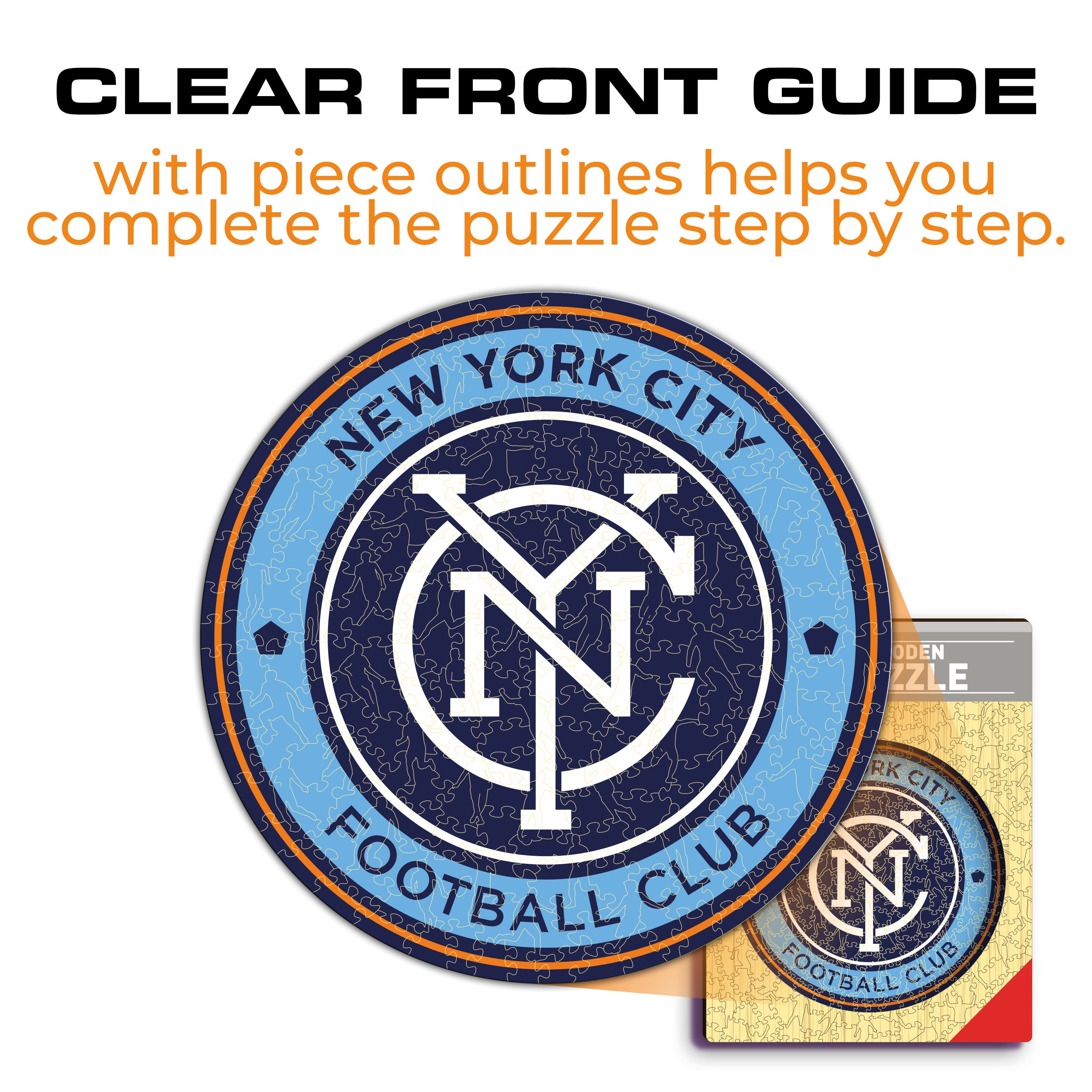 New York City FC® Logo - Wooden Puzzle