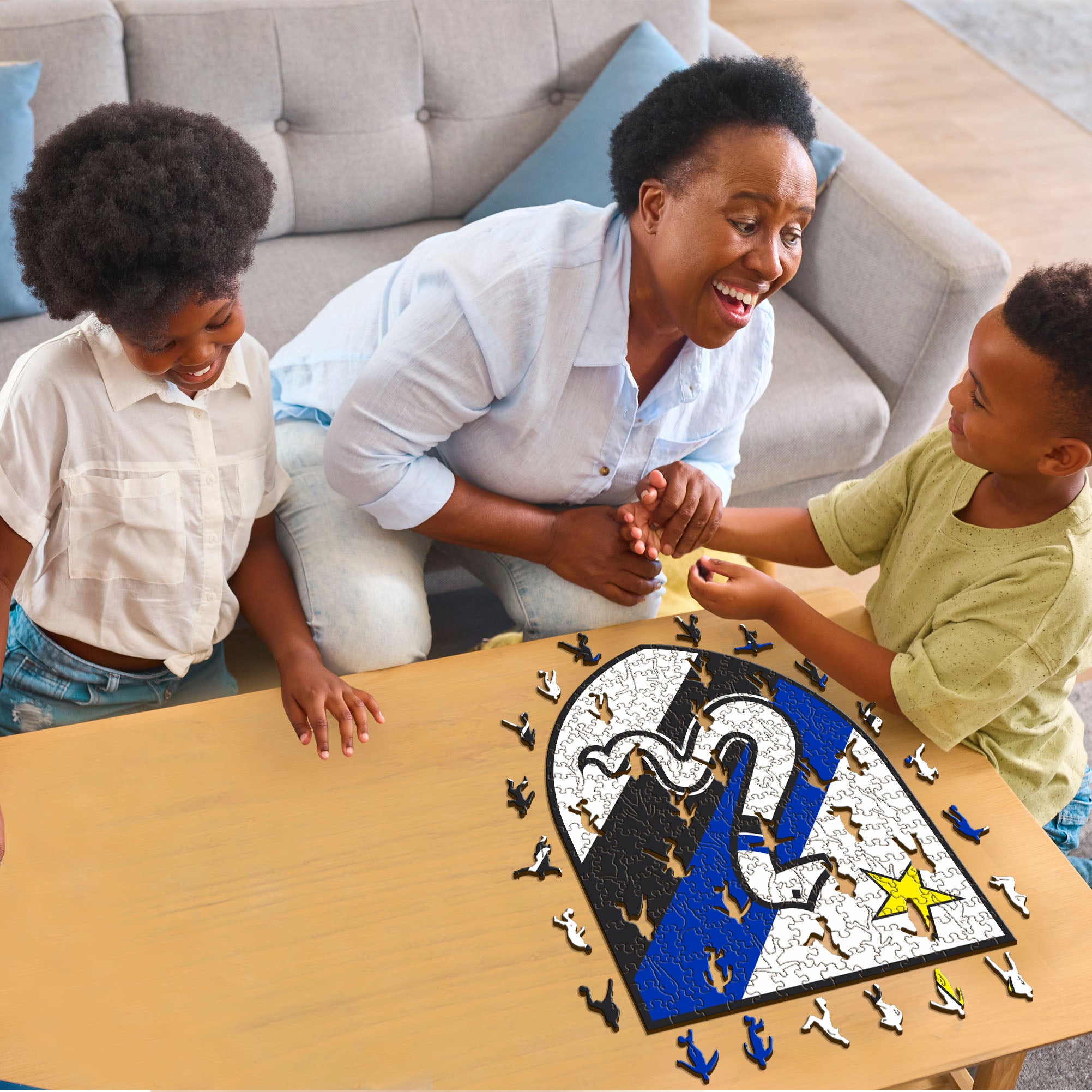 FC Inter® Retro Logo - Wooden Puzzle