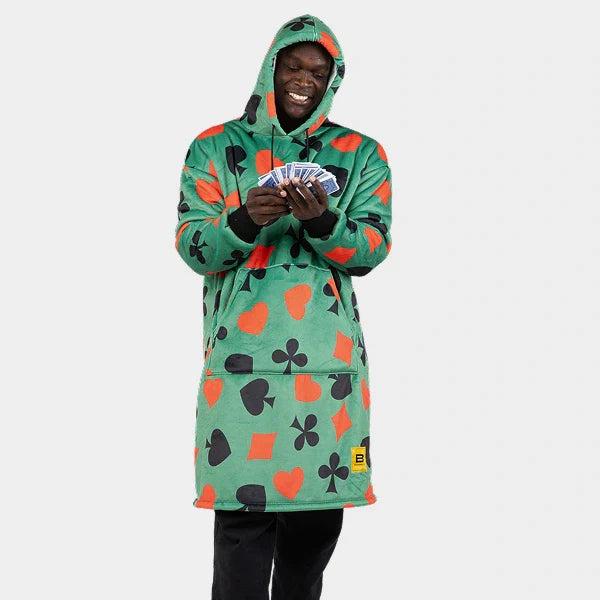 Wearable blanket Oversized with sherpa lining One size fits most.