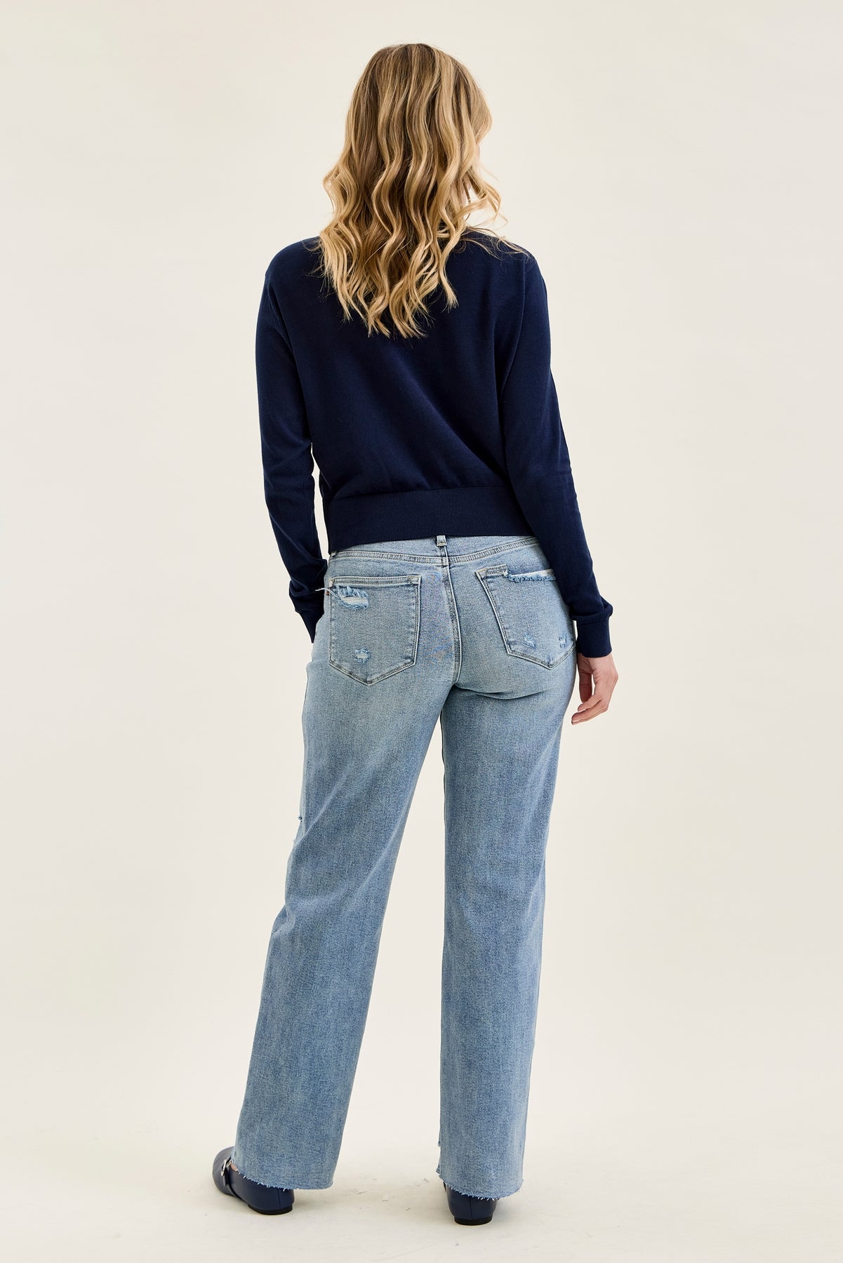 Brenda Retro 90s Destructed Straight