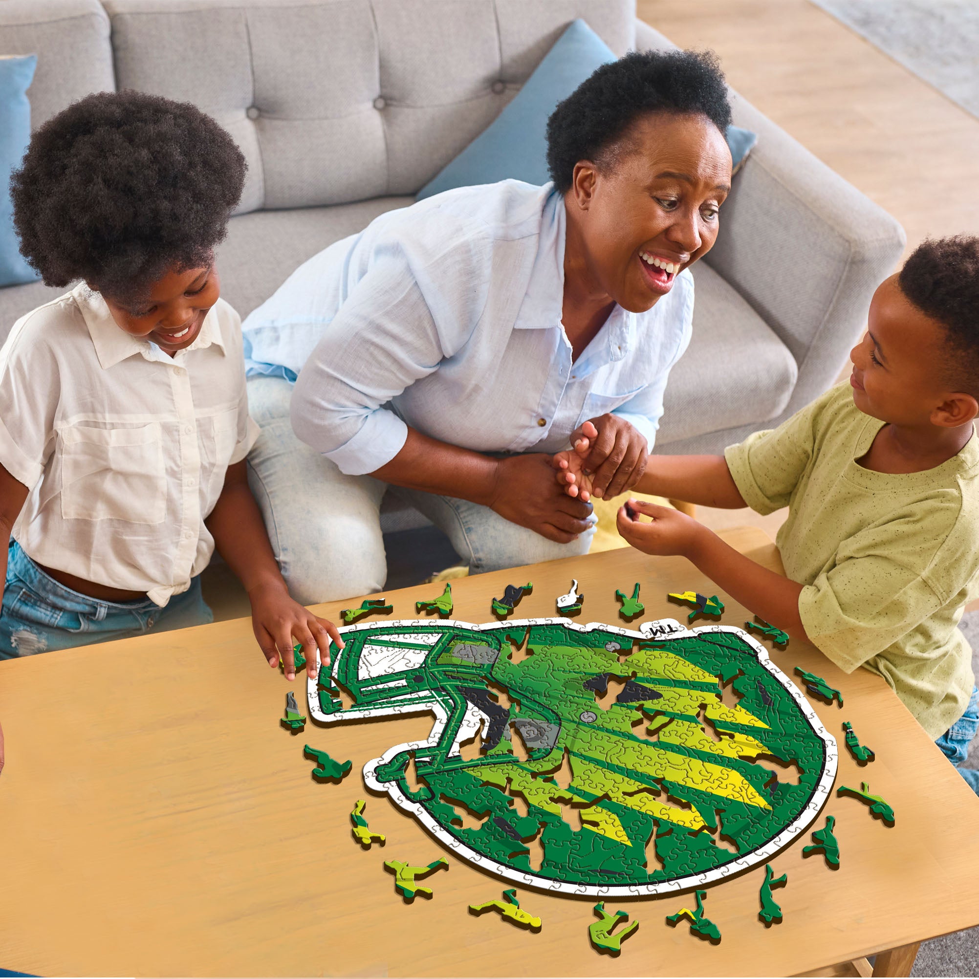 University of Oregon Helmet - Wooden Puzzle