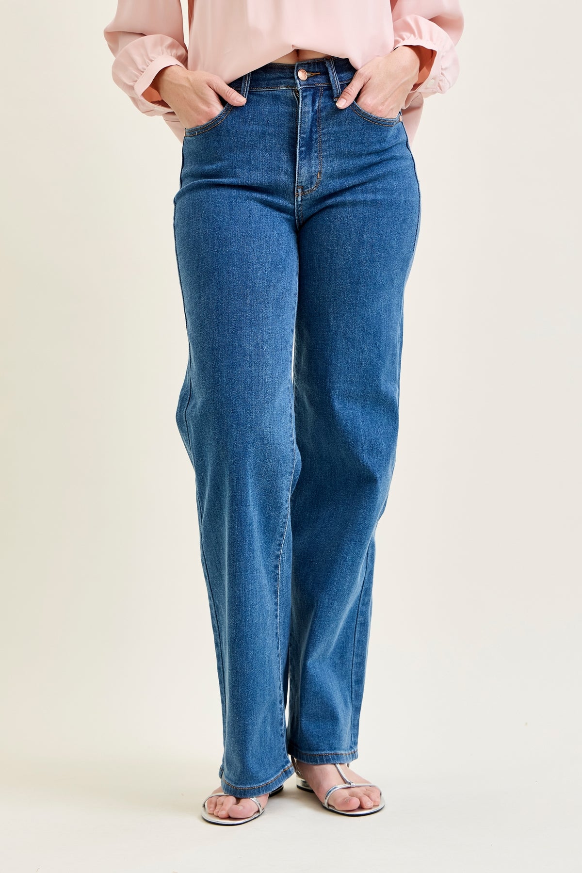 Katie High Rise Vintage Classic Wide Leg