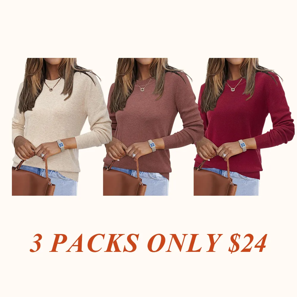 Women Fashion Wool Blend Sweater