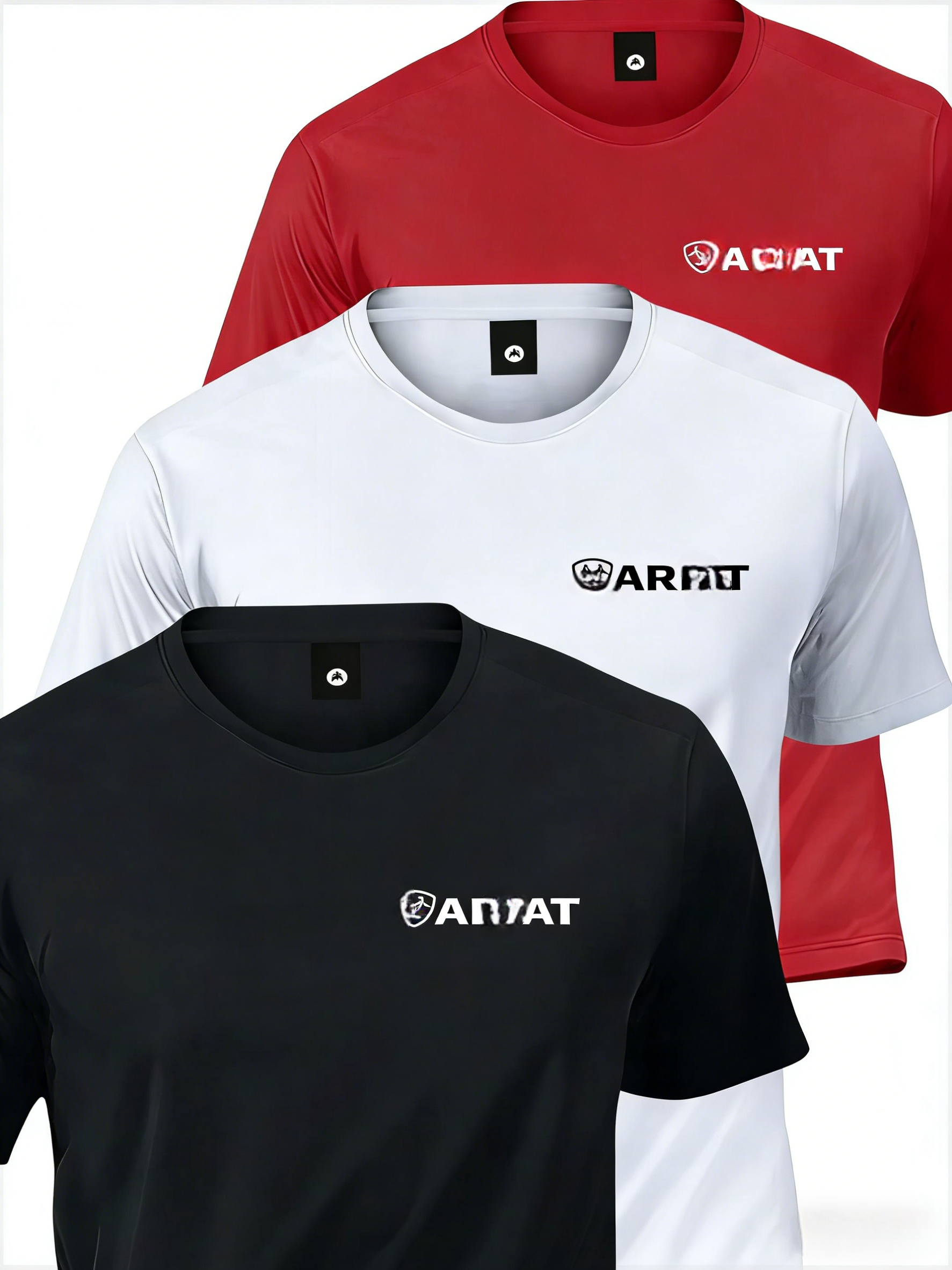 7 Piece Set Sport Short Sleeve T-Shirt