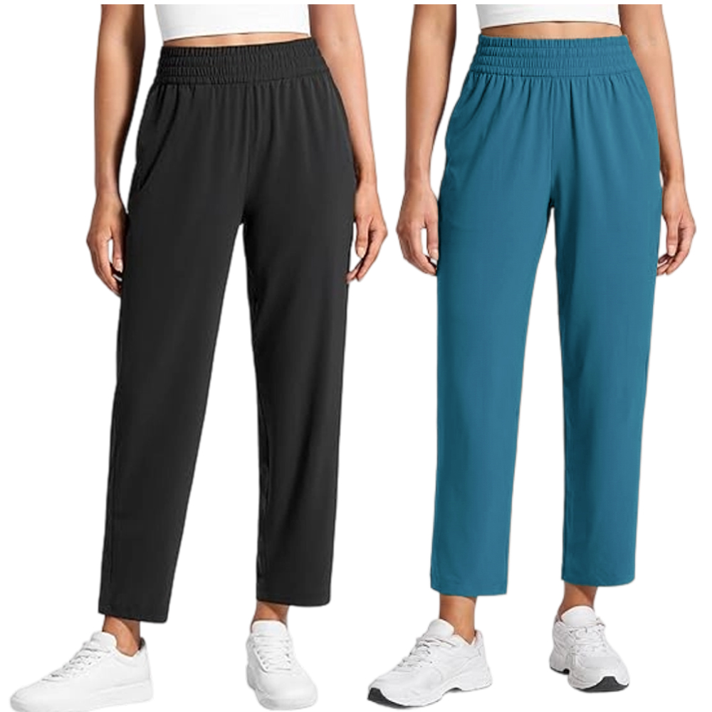 Lightweight Drapey Tapered Ankle Pants for Women