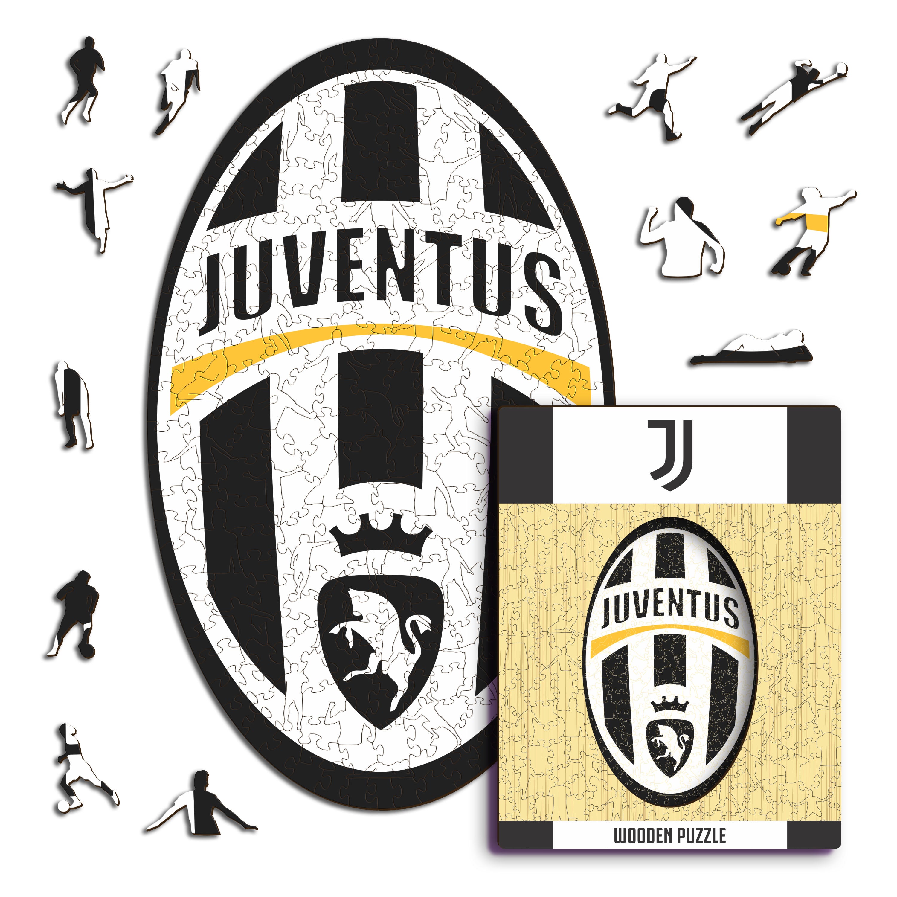 Juventus FC® Retro Logo - Wooden Puzzle