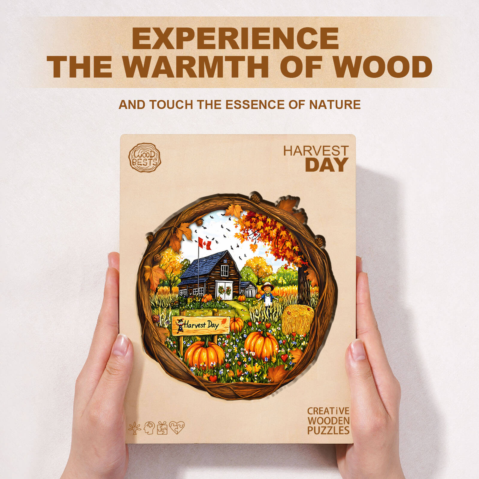 Harvest Day Wooden Jigsaw Puzzle