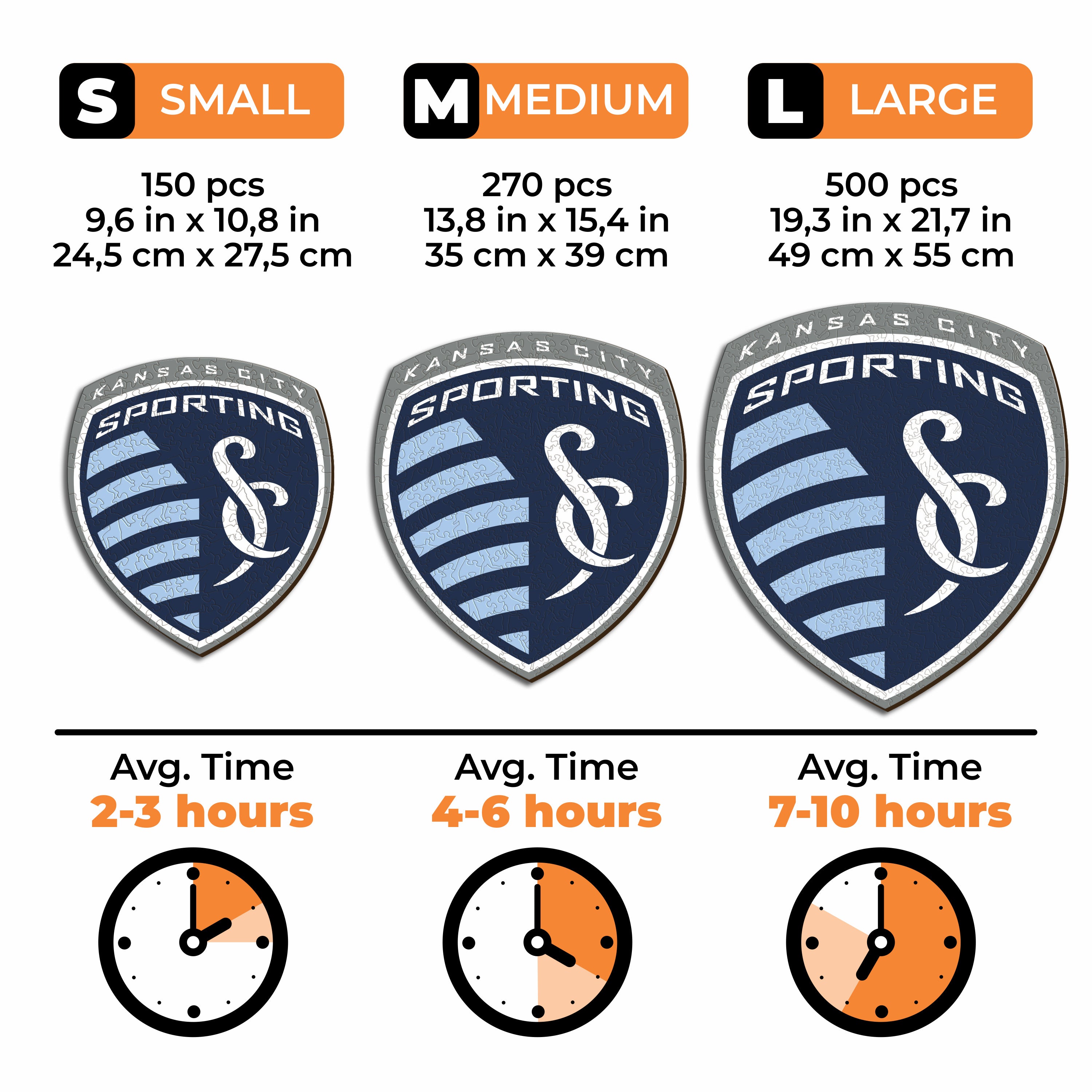 Sporting Kansas City® Logo - Wooden Puzzle