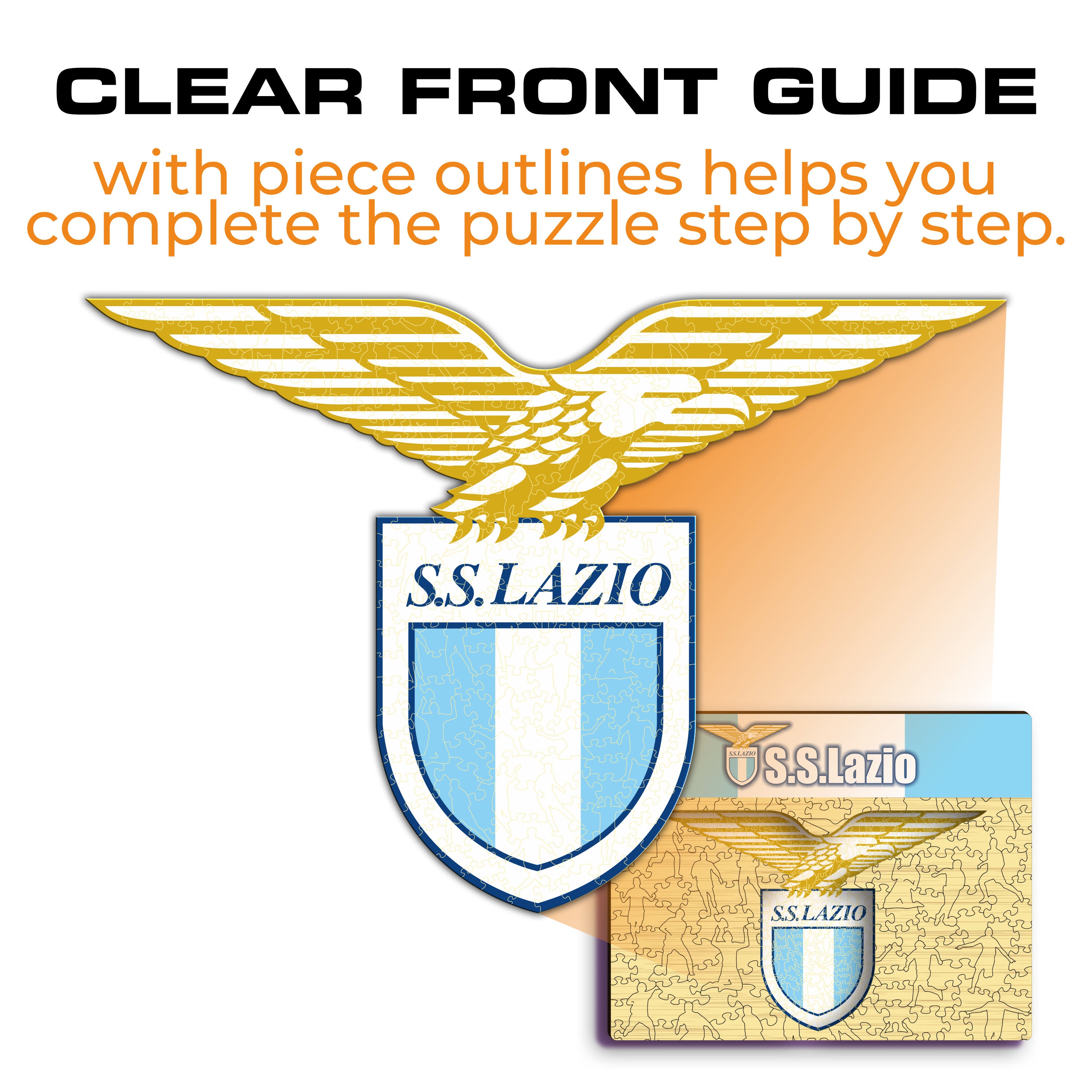 SS Lazio® Logo - Wooden Puzzle