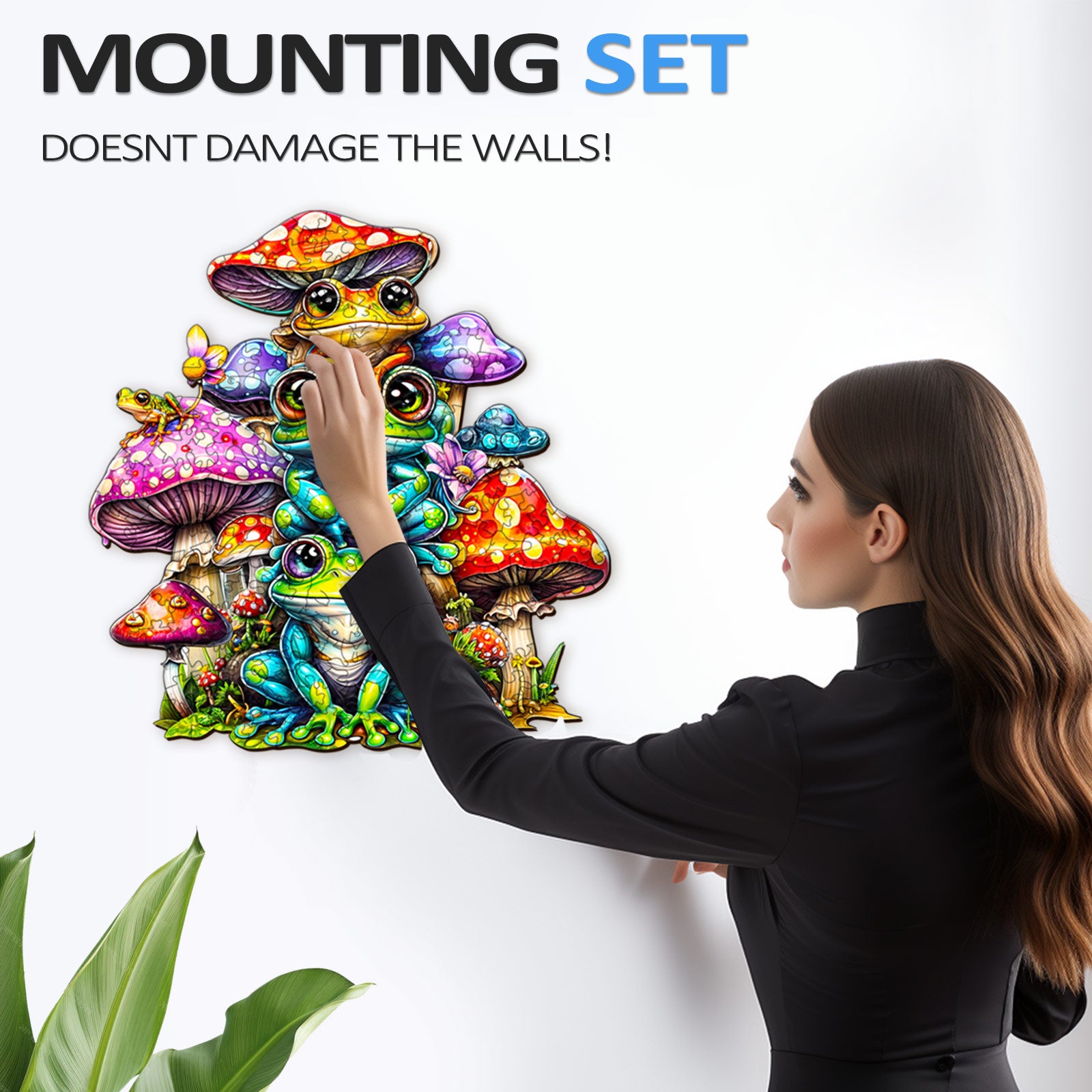 Frog Family Wooden Jigsaw Puzzle