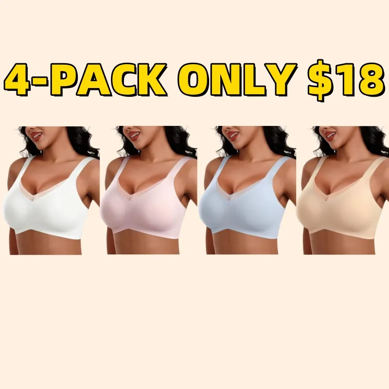 Women Wireless V-Neck Mesh Bralette (Just $3 Each!)
