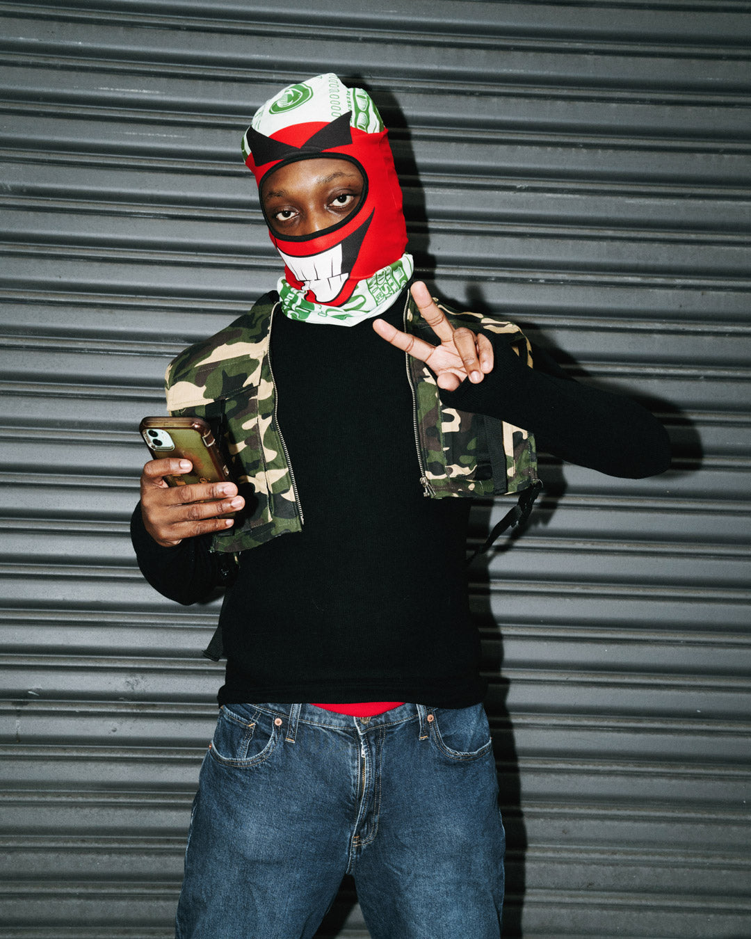 MONEY BOY SKI MASK (RED)