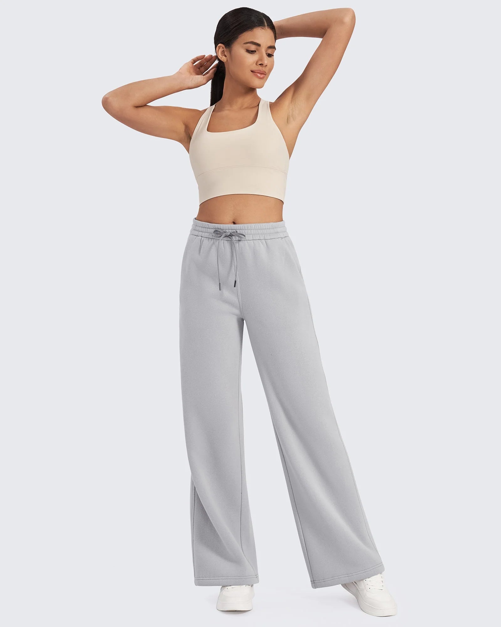 Flurrylux Fleece Lined Drawstring High-Waist Pants