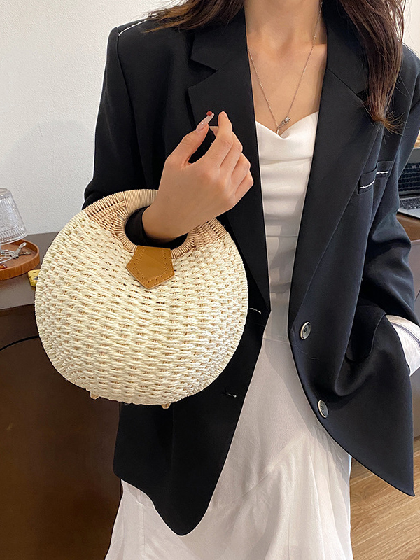 Geometric Woven Handbags