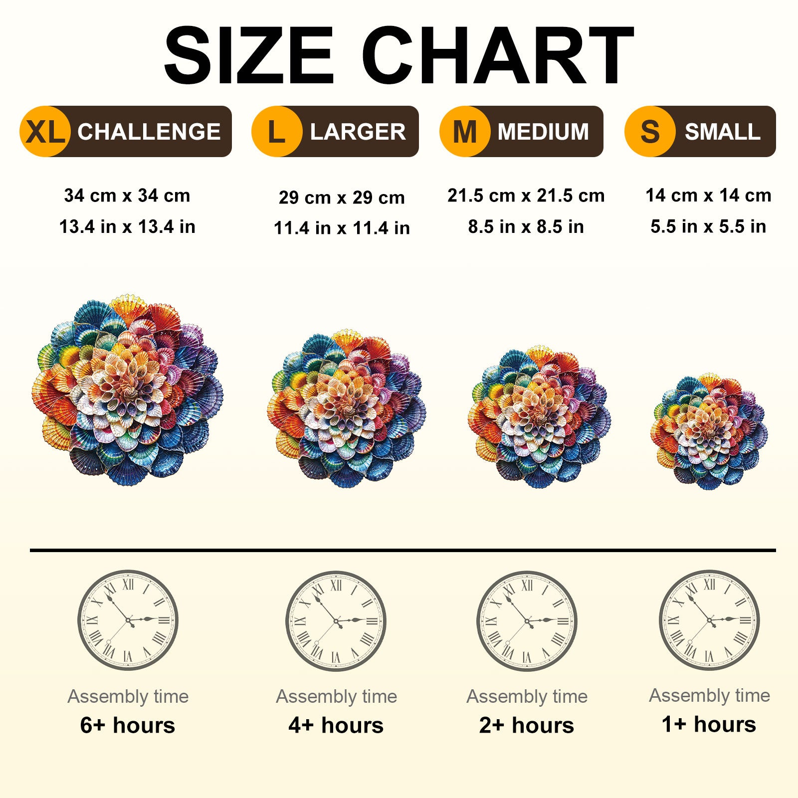 Ocean Mandala Wooden Jigsaw Puzzle