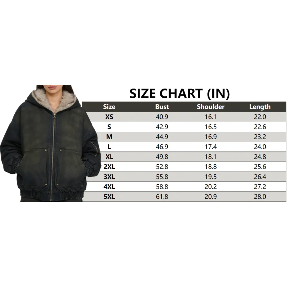 Hooded Zippered Flight Jacket