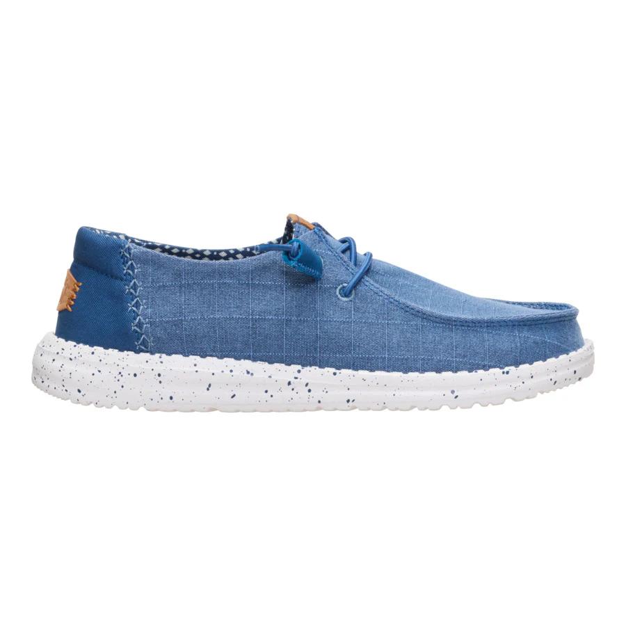 Wendy Chambray Grid - Ensign Blue